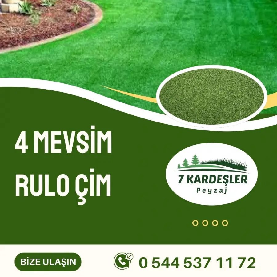 4 Mevsim Rulo Çim Manisa