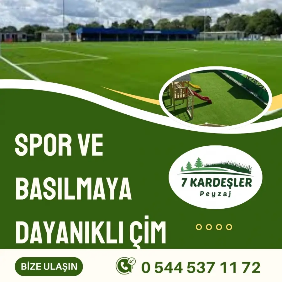 Spor ve Basılmaya Dayanıklı Rulo Çim Manisa